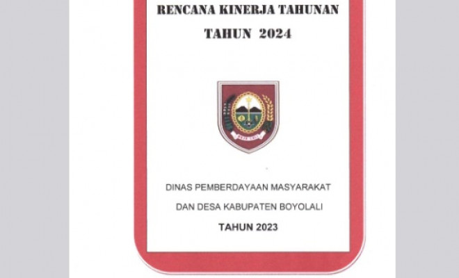 RENCANA KINERJA TAHUNAN (RKT) DISPERMASDES 2024